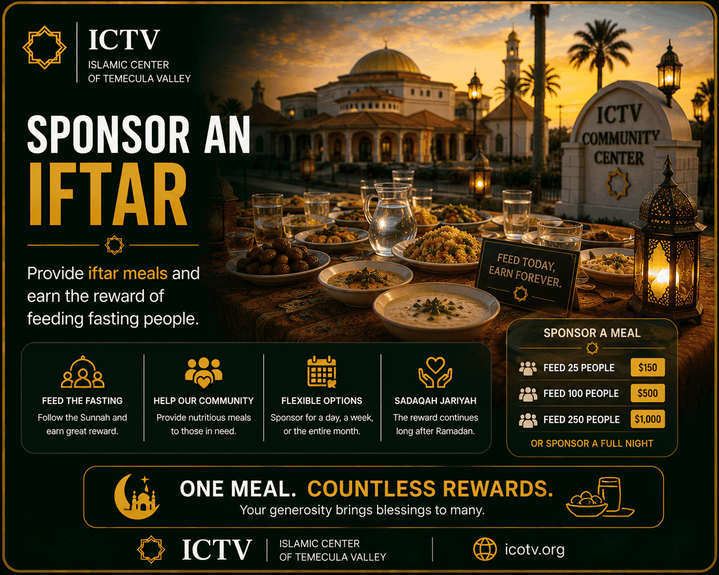 Sponsor an Iftar