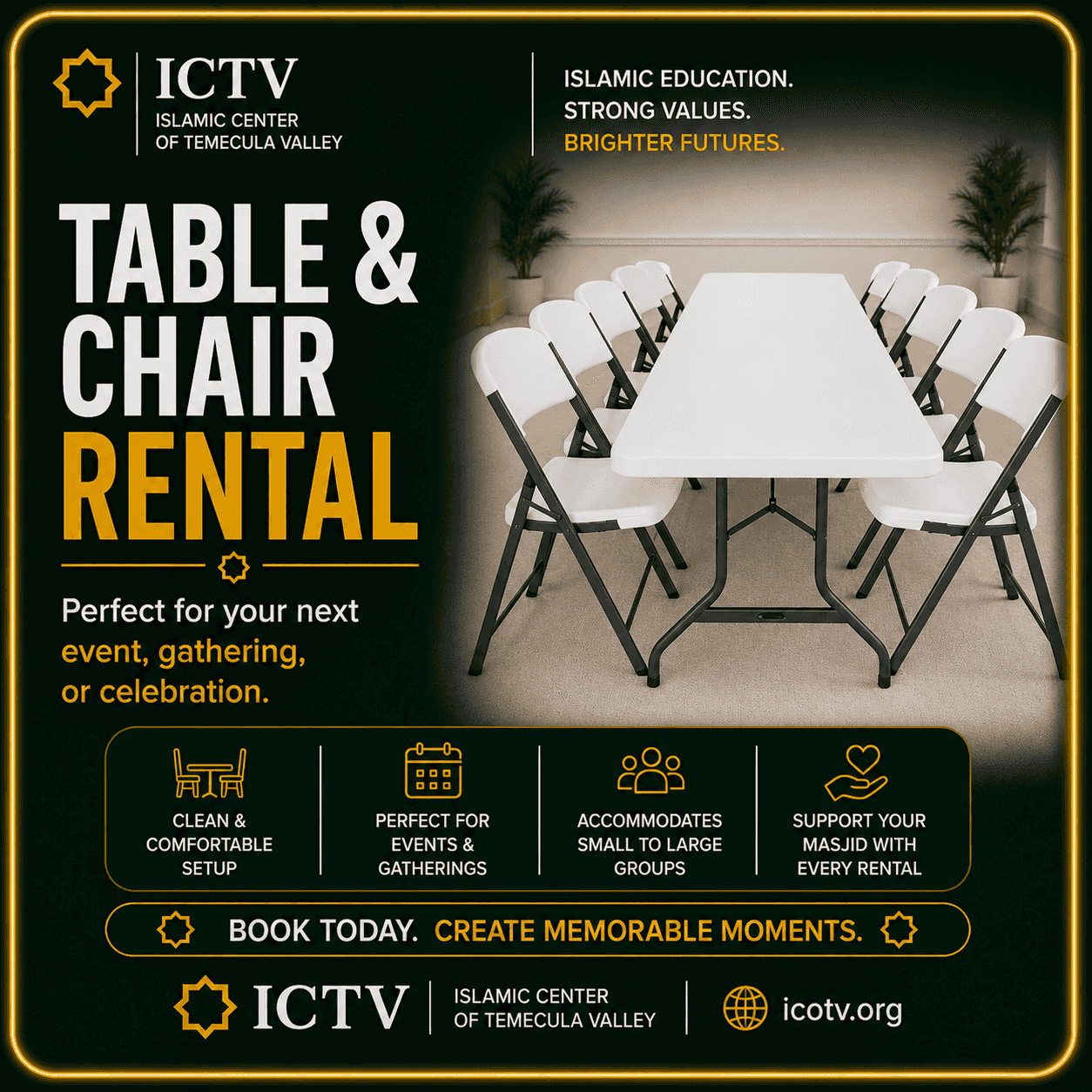 Table-Chair Rent